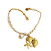 Bracelet Stainless Steel 18K Gold Plated Starfish Shell Pearl Heart Geometric Design For Women