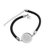 Bracelet Stainless Steel Leather Star Asexuality Diy Handmade Accessories