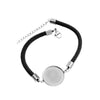 Bracelet Stainless Steel Leather Star Asexuality Diy Handmade Accessories