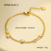 Bracelet Stainless Steel Love Zircon High Grade Titanium Steel Peach Heart Electroplated Couple Fashion