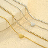 Bracelet Stainless Steel Love Zircon High Grade Titanium Steel Peach Heart Electroplated Couple Fashion