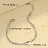 Bracelet Stainless Steel Love Zircon High Grade Titanium Steel Peach Heart Electroplated Couple Fashion