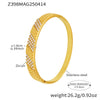 Bracelet 316L Stainless Steel Pink Row Drill 5A Zircon Ultraflash Buckle Electroplating Fashion Geometric Jewelry