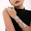 Bracelet Stainless Steel Pvd Electroplated French Flower Geometric Simple Style