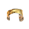 Bracelet Stainless Steel Retro Geometric Electroplating Irregular Glow Wide Open