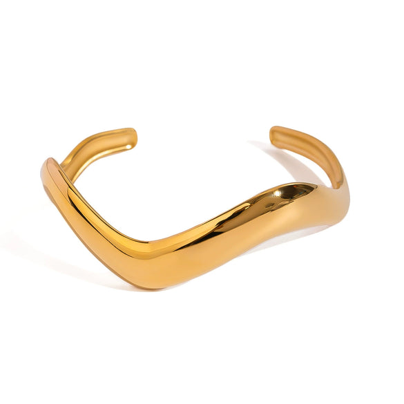 Bracelet Stainless Steel Simple Irregular Geometric Electroplating Fashion