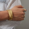 Bracelet Stainless Steel Titanium Steel Electroplating Geometric Ins Style Nonfading Open Design