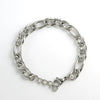 Bracelet Stainless Steel Titanium Steel Geometric Electroplating Unisex Punk Hip Hop Distressed Style