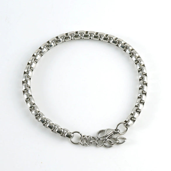 Bracelet Stainless Steel Titanium Steel Square Geometric Electroplated Unisex Hip Hop Punk Street Style
