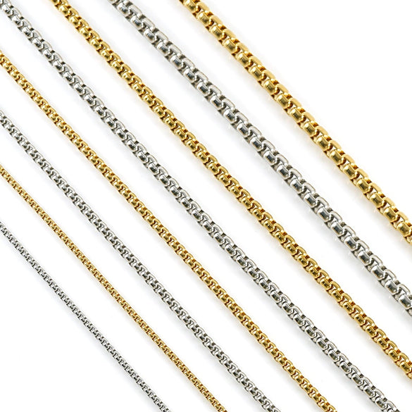 Bracelet Stainless Steel Titanium Steel Square Geometric Electroplated Unisex Hip Hop Punk Street Style