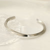 Bracelet Stainless Steel Twisted C Shaped Electroplated Geometric Fashion For Women And Couple