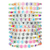 Bracelet Suit Rice Beads Acrylic Geometric Handmade