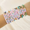 Bracelet Suit Rice Beads Acrylic Geometric Handmade