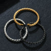 Bracelet Titanium Steel Braided Cshaped Fashion Geometric Electroplated Jewelry