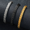 Bracelet Titanium Steel Braided Cshaped Fashion Geometric Electroplated Jewelry