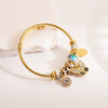 Bracelet Titanium Steel Butterfly Animals Zodiac