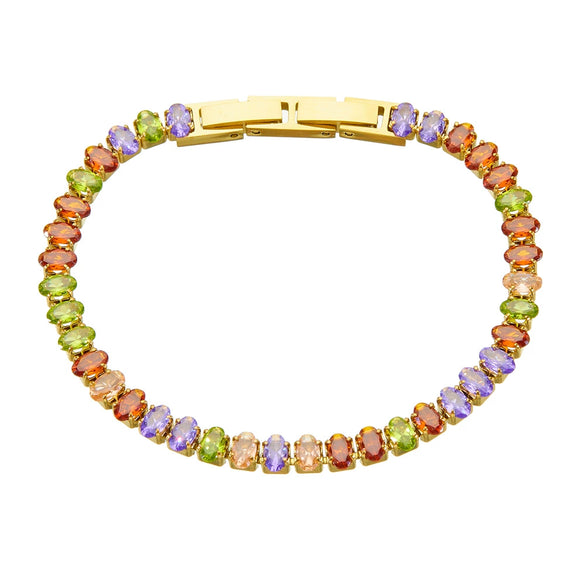 Bracelet Titanium Steel Cartoon Heart Shaped Electroplated Jewelry