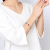Bracelet Titanium Steel Curved Medical Logo Electroplating