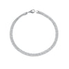 Bracelet Titanium Steel Double Chain Geometric Polishing Unisex