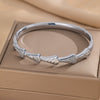 Bracelet Titanium Steel Fanshaped Electroplating Simple Luxury Design