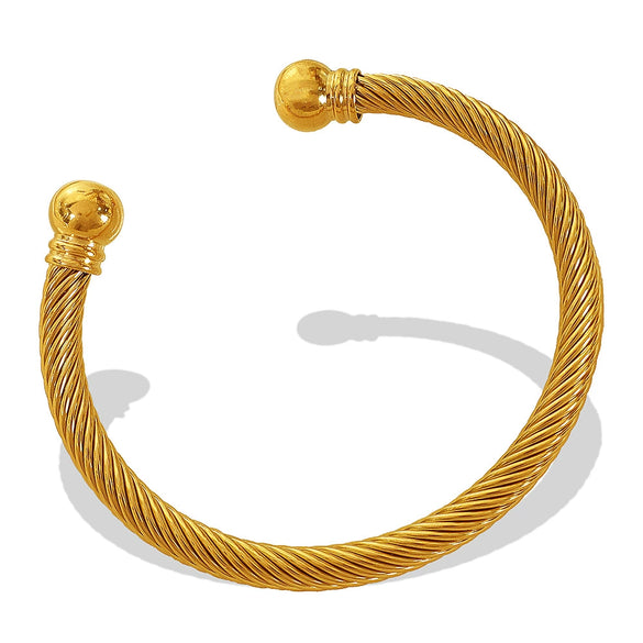 Bracelet 316L Stainless Steel Geometric Electroplated Highgrade