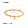 Bracelet Titanium Steel Geometric Electroplated