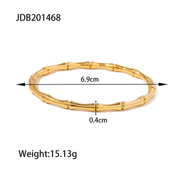 Bracelet Titanium Steel Geometric Electroplated