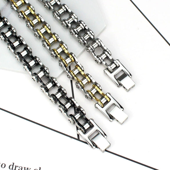 Bracelet Titanium Steel Geometric Electroplating Original Design Men's