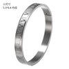 Bracelet Titanium Steel Geometric Electroplating Punk Hiphop Open Couple Men's