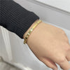 Bracelet Titanium Steel Geometric Electroplating Unisex