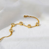 Bracelet Titanium Steel Geometric Electroplating Women's Fashion Cold Style Simple Niche Design Color Protection