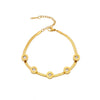 Bracelet Titanium Steel Geometric Electroplating Women's Fashion Cold Style Simple Niche Design Color Protection