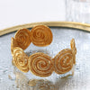 Bracelet 316L Stainless Steel Geometric Exaggerated Design Electroplated