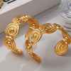 Bracelet 316L Stainless Steel Geometric Exaggerated Design Electroplated