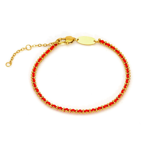 Bracelet Titanium Steel Geometric Goldplated Fashion Unisex
