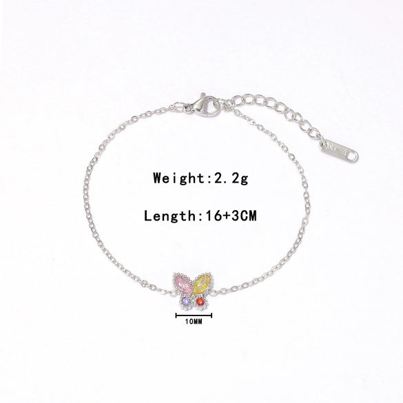 Bracelet Titanium Steel Geometric Light Luxury Animal Electroplating