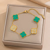 Bracelet Titanium Steel Geometric Real Gold Electroplating