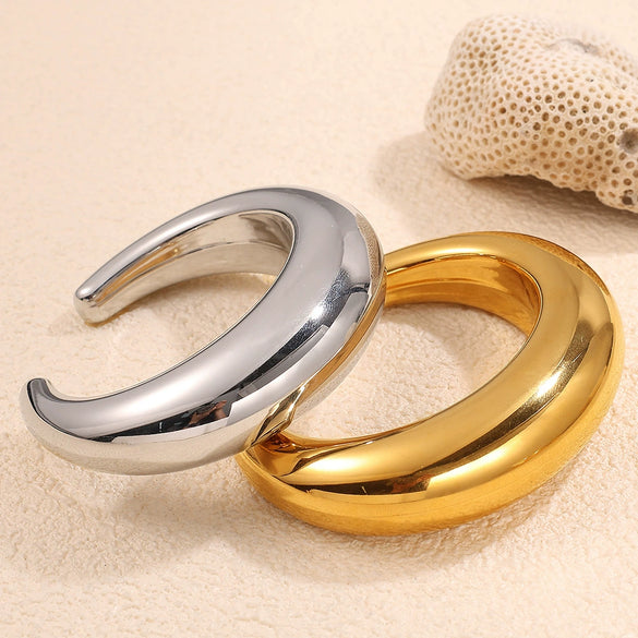 Bracelet 316L Stainless Steel Geometric Simple Electroplated Jewelry For Women
