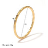 Bracelet Titanium Steel Geometric Simple Style Electroplated