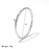 Bracelet Titanium Steel Geometric Simple Style Electroplated
