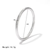 Bracelet Titanium Steel Geometric Simple Style Electroplated