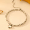 Bracelet Titanium Steel Heart Shape Beads Electroplating Cartoon Style Jewelry