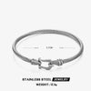 Bracelet Titanium Steel Horseshoe Buckle Lock Gold Plated Jewelry Fashion Simple