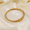 Bracelet Titanium Steel Horseshoe Buckle Lock Gold Plated Jewelry Fashion Simple