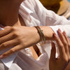 Bracelet Titanium Steel Ins Style Geometric Electroplating