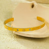 Bracelet Titanium Steel Stainless Steel Inlaid Round Zircon Electroplated Fashion Geometric Style