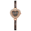 Bracelet Watch Alloy Heart Shape Pullout Style Women's Fashionable