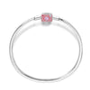 Bracelet White Copper Silver Plated Original Design Women's