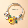Bracelet Zinc Alloy Flower Original Design Electroplating