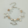 Bracelet Zinc Alloy Geometric Handmade Heartshaped Fivepointed Star Punk Style